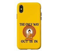 Custodia per iPhone X/XS ZEN MOTIVAZIONALE "L'unica via d'uscita è dentro e