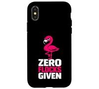 Custodia per iPhone X/XS Zero Flocks Given fenicottero umorismo sarcastico
