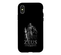 Custodia per iPhone X/XS Zeus Re dell'Olimpo Mitologia greca Tuono