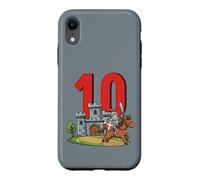 Custodia per iPhone XR 10 Anni Bambini Compleanno Guerriero Ragazzo Cavaliere Medievale