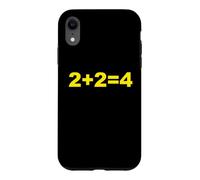 Custodia per iPhone XR 2 Più 2 Uguale 4