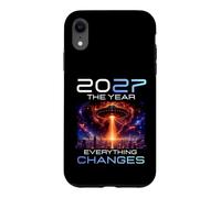 Custodia per iPhone XR 2027 The Year Everything Changes First Contact Alien UFO