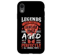 Custodia per iPhone XR 64esimo compleanno Leggende vintage nate nel 1962, 64 anni