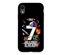 Custodia per iPhone XR 7 ° compleanno ragazzo "Solo 7 e un cavaliere già"