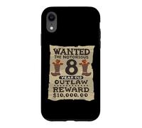 Custodia per iPhone XR 8 anni Cowboy 8° compleanno festa Wild West Western Kids