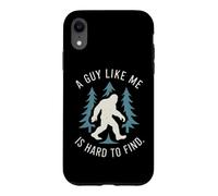 Custodia per iPhone XR A Guy Like Me Is Hard To Find Bigfoot Sasquatch Retro Design