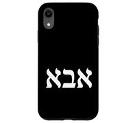Custodia per iPhone XR Abba Padre Lettere Ebraiche Papà Biblico Israele Versetto Biblico