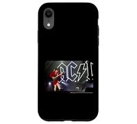 Custodia per iPhone XR AC DC Rock Lightning Logo Stadium Chitarra Live Energy
