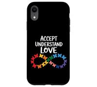 Custodia per iPhone XR Accetta Comprendi Amore Consapevolezza Autismo Infinity Butterfly
