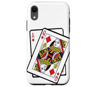 Custodia per iPhone XR Ace & Queen of Diamonds 21st Birthday Twenty One Years Old
