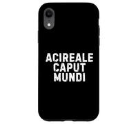 Custodia per iPhone XR Acireale Caput Mundi Città Simpatica Uomo Donna Bambino