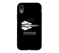 Custodia per iPhone XR Acoustic Guitar Earth Has Music For Those Who Listen