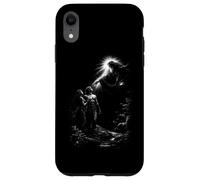 Custodia per iPhone XR Adamo ed Eva genesi creazione dio luce divina