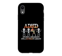 Custodia per iPhone XR ADHD It's Not Disability It's A Different Ability Skeleton