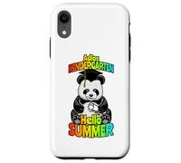 Custodia per iPhone XR Adios Kindergarten Hello Summer Funny Happy Panda Bear
