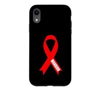 Custodia per iPhone XR Aids Warrior - Maglia con nastro rosso per la consapevolezza dell'HIV, Giornata mondiale dell'AIDS