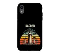 Custodia per iPhone XR Albero di Baobab africano Madagascar Albero della Vita