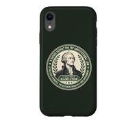 Custodia per iPhone XR Alexander Hamilton Quote Importanza del diritto costituzionale