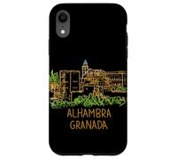 Custodia per iPhone XR Alhambra Granada Spagna Viaggio Souvenir Città Landmark Gift