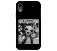 Custodia per iPhone XR Alien Ultimo Giorno Di Scuola Summer Break Divertente Meme Selfie