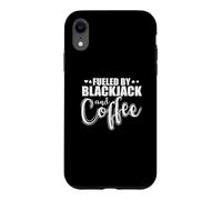 Custodia per iPhone XR Alimentato da Blackjack e Coffee Card Game