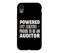 Custodia per iPhone XR Alimentato da Gesù Orgoglioso di essere auditor Christian