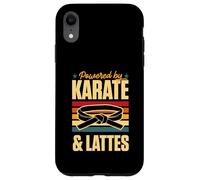 Custodia per iPhone XR Alimentato da Karate e Lattes Retro Vintage Coffee Love