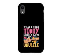 Custodia per iPhone XR All I Need Is This Ukulele Divertente Lettore Musicale Hawaiano