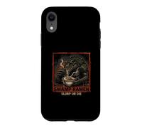 Custodia per iPhone XR Alligatore Mostro Palude Ramen Slurp O Die