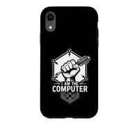 Custodia per iPhone XR AM THE COMPUTER Tech Meccanico Cacciavite Auto Guy