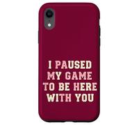 Custodia per iPhone XR Amare Gaming Gamer Coppia Dichiarazione San Valentino Donne