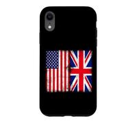 Custodia per iPhone XR American Citizen British Root Illustration Graphic Designs