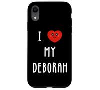 Custodia per iPhone XR Amo Deborah Nome Divertente