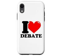 Custodia per iPhone XR Amo il dibattito