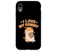 Custodia per iPhone XR Amo il mio animale domestico Hammy Rodent Hamster