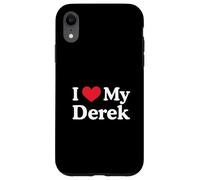 Custodia per iPhone XR Amo il mio Derek Love Derek