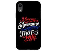 Custodia per iPhone XR Amo la mia impressionante moglie thai citazione