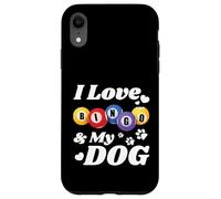 Custodia per iPhone XR Amore Bingo e Cani Notte Lucky Game Party