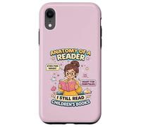 Custodia per iPhone XR Anatomia di un lettore Amante del libro Leggere libri per bambini