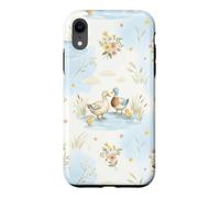 Custodia per iPhone XR Anatroccoli Anatroccoli Campagna Stagno Fattoria Acquerello Art