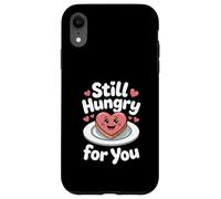 Custodia per iPhone XR Ancora affamato di te divertente romantico cuore amore