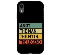 Custodia per iPhone XR Andy The Man Il Mito La Leggenda Divertente Citazione Personalizzata