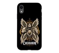 Custodia per iPhone XR Angelo Biblico Cherubino Ezechiele Quattro Volti Arte