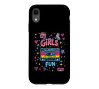 Custodia per iPhone XR Anni '80 Ragazze Voglio solo Divertirsi Retro Throwback Partito