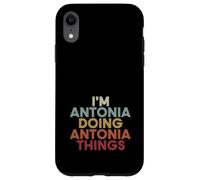 Custodia per iPhone XR Antonia Name Antonia Personalized Name First Given