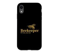 Custodia per iPhone XR Apicoltore If I Run You Run Funny Bee Humor