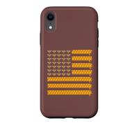Custodia per iPhone XR Apicoltura Bandiera Americana A Nido D'ape Miele Apicoltore