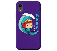 Custodia per iPhone XR Aquaman Movie Chibi Mera and Mermaid Wave
