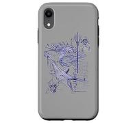 Custodia per iPhone XR Aquaman Movie Marine Animal Concept Sketch
