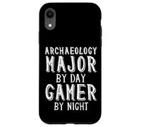 Custodia per iPhone XR Archaeology Major By Day Gamer By Night Archaeologist Gamer
